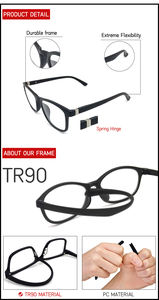 Gafas de Sol 5 en 1 de Alto Rendimiento para Hombre y Mujer, Negras, Polarizadas, con Espejo, Visión Nocturna, <span class=keywords><strong>Lentes</strong></span> UV400, <span class=keywords><strong>Clip</strong></span> Magnético TR90 - Product Image 4