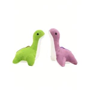 7.8 inç mor yeşil Nessie peluş oyuncak dolması yumuşak hayvanlar bebek sevimli dinozor oyuncaklar çocuk bebek doğum günü hediyesi