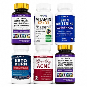 Cápsulas de Colágeno, Biotina, Queratina y Antioxidantes para Aclarar la Piel, Alta en Proteínas, OEM, ODM, Marca Privada, Fórmula Personalizada de Fábrica - Product Image 4