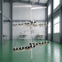 Machine à coudre industrielle multi-aiguilles à 16 broches, professionnelle, à placement stable, longue durée de vie, en métal, pour atelier textile