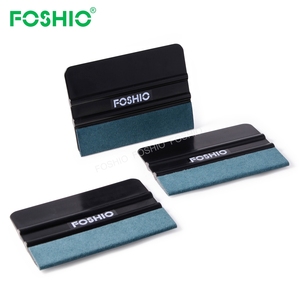 Micro Suede Felt Squeegee Cửa Sổ Tinting Công Cụ Đen Vinyl Squeegee - Product Image 2