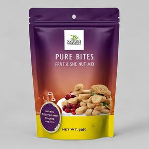 Sachets d'emballage personnalisés en VMPET imprimé en gros, avec fermeture éclair, étanches à l'humidité, de qualité alimentaire, pour beurre et biscuits - Product Image 1