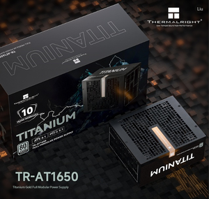 พาวเวอร์ซัพพลาย Thermal Right AT-1650 สีดำ PCIE5.1 ATX 3.1 กำลังไฟ 1650W 80+ Gold PFC พัดลม 135 มม. สำหรับคอมพิวเตอร์ตั้งโต๊ะเล่นเกม - Product Image 4