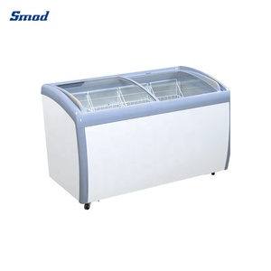 260/360/460l Curved Glass Door Ice <b>Freezer</b> Display <b>Freezers</b> Ddh-260x Display <b>Freezers</b> - Product Image 2