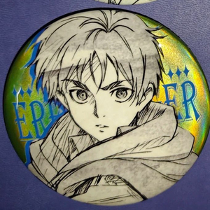 Broche de Anime Ataque a los Titanes, Figuras de Dibujos Animados, Eren Jaeger, Reiner Braun, Mikasa Ackerman, <span class=keywords><strong>Armin</strong></span>, Insignia, Pin para Bolsillo o Solapa, Regalos para Fans - Product Image 2