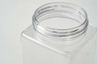 Source d'approvisionnement direct 630ml de qualité alimentaire rectangulaire en plastique transparent avec couvercle en aluminium/couvercle à tirer facile/couvercle à déchirer facile