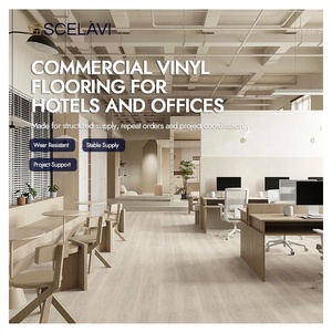 Revêtement de sol commercial en vinyle SPC 6 mm à système de clic pour l'hôtellerie et les projets de bureaux - Product Image 1