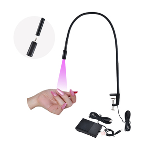 Elanby 395mm UV LED <b>Clip</b>-on Lamp with Manual Button Switch, for Professional Eyelash Extension Use, 5W/10W, CE ROHS Certified - Product Image 1