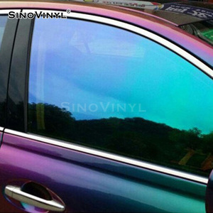 1.52x30M materiale per animali domestici trasmissione della luce visibile 55% colore <span class=keywords><strong>viola</strong></span> del finestrino del vetro dell'automobile del camaleonte - Product Image 4