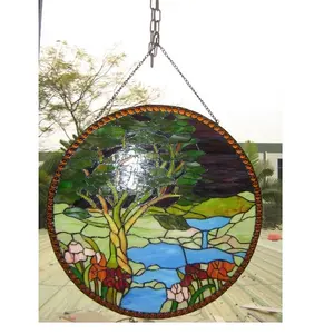 Tiffany style stained glass sun catcher regali del mestiere per la decorazione domestica