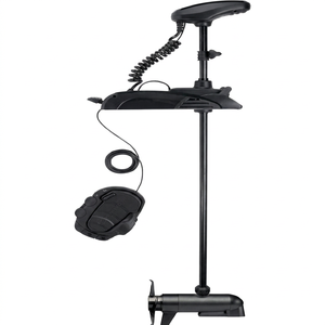 Moteur électrique de pêche à la traîne Terrova à fixation sur le bâton de direction avec GPS, Spot-Lock, MEGA Down Imaging – 80 lb. Thrust, 60 pouces. Étang, eau douce - Product Image 1