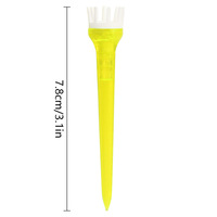 Tees de golf en plastique Crown Tees, supports de tees de golf de 78 mm de longueur, marque Qiangjian, accessoires de parcours de golf, disponibles en plusieurs couleurs