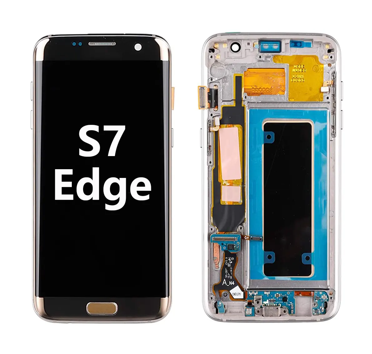 Original Display Assembly Bildschirm Ersatz Handy Ersatzteil LCD mit Rahmen für Samsung Galaxy S7 Edge G935