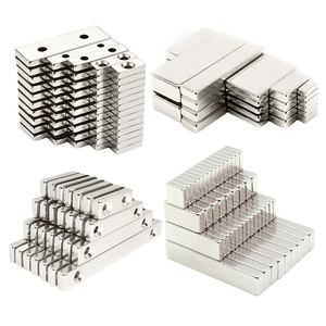 Khối Mạnh Mẽ Nam Châm Neodymium Với Chìm Lỗ N35 N52 N55 NdFeB Mạnh Mẽ Vĩnh Viễn Từ Vuông Hình Chữ Nhật Tủ Lạnh Nam Châm - Product Image 1