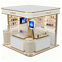 Comptoir De Luxe Led Lumière Acrylique Présentoir Cosmétiques Mini Parfum vitrine pour Exposition