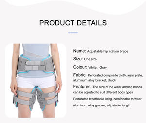 Órtesis de Cadera para Personas con Discapacidad CE 2025, Inmovilizador de Articulación de Cadera, Órtesis para <span class=keywords><strong>Pierna</strong></span> Izquierda y <span class=keywords><strong>Derecha</strong></span> para Adultos - Product Image 2