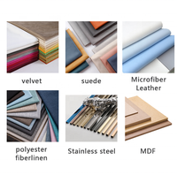 Usine personnalisée OEM hôtel roi reine Double lit d'enfant tête de lit tissu panneaux muraux rembourrés coussin Stickers muraux