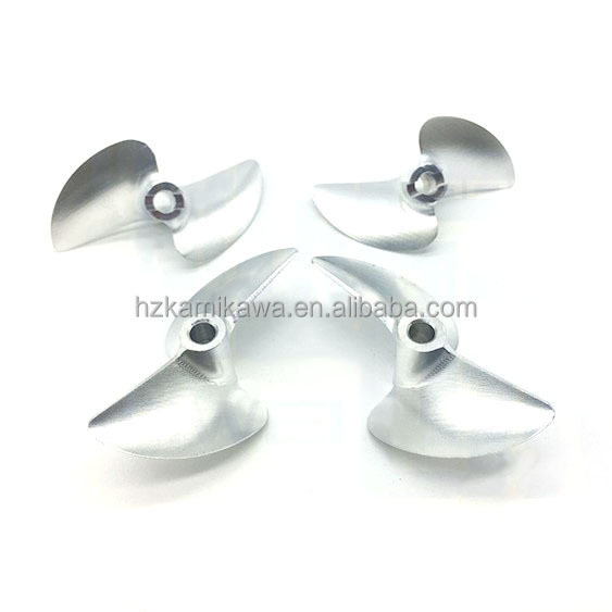 Алюминиевый двухлопастный положительный и отрицательный пропеллер с ЧПУ 4,76 мм, лодочный пропеллер с байонетным разъемом, бесщеточный электрический лодочный Морской Пропеллер