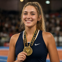 Médaille en métal moulé sur mesure de haute qualité, médaille en métal 3D en relief pour événement sportif, conception d'événement sportif