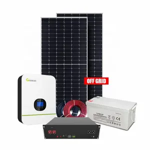 Système complet de panneaux solaires hors réseau 10KW Kit d'énergie solaire domestique avec 1KW 3KW 5KW 8KW Conception de projet avant-vente d'énergie solaire