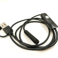 Module de caméra endoscopique industrielle Pixmoteur 2MP à focale fixe, diamètre 8 mm, USB, étanche, 1080p 25FPS H.264, lumière LED, 1m/2m/5m