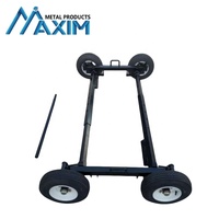 Chariot de remorquage universel en acier robuste de 1,2 tonne, cric de remorquage, roue de déplacement de véhicule