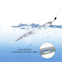Appât souple en plastique TG Eel 15cm 20cm 28cm, leurres de pêche en eau salée, appât de pêche artificiel souple avec réflecteur intégré, appât bionique
