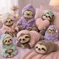 Peluche Mascotte Personnalisée Chef Cuisinier, Jouet en Peluche Canard Chien Gaufre Croissant Donut Pain