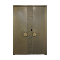 Puertas de Entrada de Aluminio Insonorizadas y Antirrobo de Calidad Premium Contemporáneas Americanas para Casa