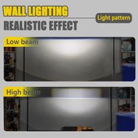 Nouveau projecteur LED P1 H4, mini-lentille, kit de conversion d'ampoules de phares LED H4, feux de route et feux de croisement, 90W, avec ventilateur, pour voiture