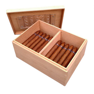 Caja de Madera para Almacenamiento de Cigarros de Gran Capacidad, Caja de Madera Aislada y Humidificada, Caja de Madera con Tapa de Doble Pared - Product Image 3