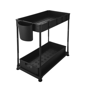 Estante de armario de cocina, estante de almacenamiento para fregadero, cajón extraíble, cesta, estantes organizadores - Product Image 1