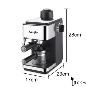 Sonifer SF-3557 Máy Pha Cà Phê <span class=keywords><strong>4</strong></span> Tách Điện Thiết Bị Gia Dụng Máy Pha Cà Phê Espresso Hơi Nước Tự Động - Product Image 5