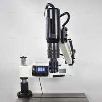 Machine à tarauder manuelle M16-M48 avec bras flexible pour taraudage sur table, certifiée CE
