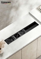 Égouttoir de rangement multifonctionnel PVD Nano pour évier de cuisine, avec support pour bols et baguettes