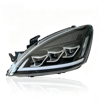 Phares avant de voiture, ensemble de phares avant, mise à niveau LED, 3 lentilles de projecteur, accessoires pour Mitsubishi Lancer 2003-2008