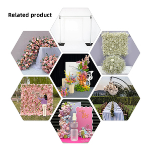 Promessa a <span class=keywords><strong>basso</strong></span> prezzo personalizzato <span class=keywords><strong>arco</strong></span> fiore artificiale all'ingrosso elegante bianco e rosa <span class=keywords><strong>arco</strong></span> fiore per la decorazione di nozze - Product Image 5