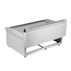 Commercial Stainless Steel Hamburger Counter Top Pancakes Griddle Electric Gas Grill Griddle Griddle Plate With Drawer