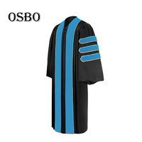 Robes et insignes de fin d'études doctorales universitaires de luxe personnalisées