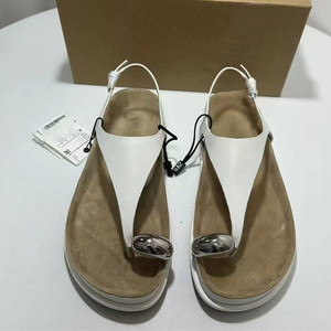 Chaussures plates pour femmes, sandales plates décontractées polyvalentes avec bout rond et boucles métalliques décoratives - Product Image 3