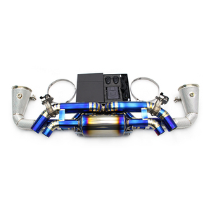Tubos de Escape Catback Personalizados para Porsche 911 991.2 GT2 RS 3.8T 2018-2019 Boska Racing, Tubo de Escape de Titanio con Silenciador - Product Image 1