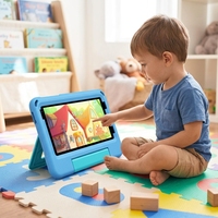 Tablet Edukasi Anak 7-inci Android 15 Octa-core MTK Terbaru, WiFi, Memori 8GB, Resolusi 1024x600, Anti Jatuh