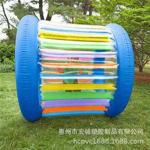 Rouleau aquatique gonflable 150x90cm en PVC, équipement de jeux d'extérieur pour enfants et adultes, jeu de parc aquatique - Product Image 1