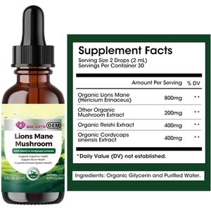 Extrait de champignons biologiques, boisson orale pratique, complément énergétique, stimulant immunitaire, gouttes liquides <span class=keywords><strong>bio</strong></span>. Fabriqué en Chine. - Product Image 6