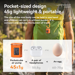 Mini pompe à air électrique Qunature pour le <span class=keywords><strong>camping</strong></span>, <span class=keywords><strong>gonfleur</strong></span> portable rechargeable pour matelas pneumatiques, flotteurs de piscine avec lumière LED - Product Image 5