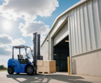 Chariot élévateur à contrepoids électrique CPD30L 3000 kg avec pneus pleins pour la logistique industrielle et la manutention de matériaux en usine