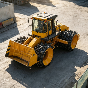 Nouveau Compacteur à Rouleaux Diesel Turbo de 26 Tonnes, Largeur de Roulement de 3800 mm, Puissance de 192 kW, Compacteur de Déchets Durable, Respectueux de l'Environnement - Product Image 2
