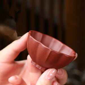 Tazza da tè in argilla viola yixing in stile cinese all'ingrosso con forma di fiore - Product Image 3
