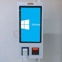 Caisse enregistreuse tout-en-un WUXIN 15,6/27 pouces Totem avec écran tactile TFT LED, système de point de vente TPV POS avec imprimante et scanner