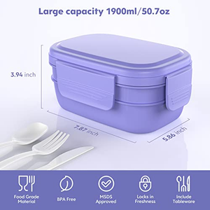 Wholesale Custom Logo <b>Kids</b> Reusable <b>Bento</b> <b>Lunch</b> <b>Box</b> OEM ODM Portable School <b>Lunch</b> Container with Private Label Packaging - Product Image 2
